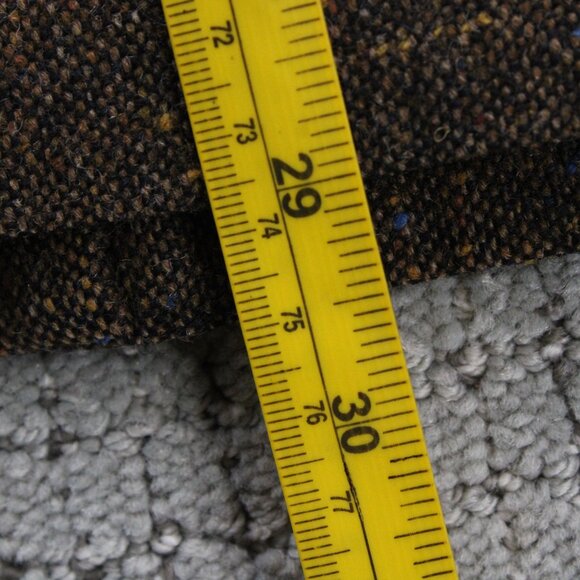 Vintage Kingsridge Wool Blazer Mens Medium M Brown Knit Two Button Front Lined - Picture 12 of 12